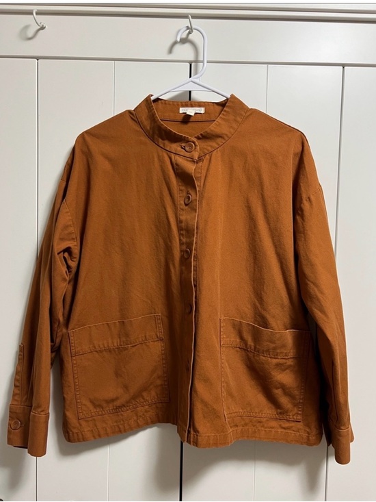 Eileen Fisher Jackets & Blazers - Eileen Fisher Canvas Cotton Jacket